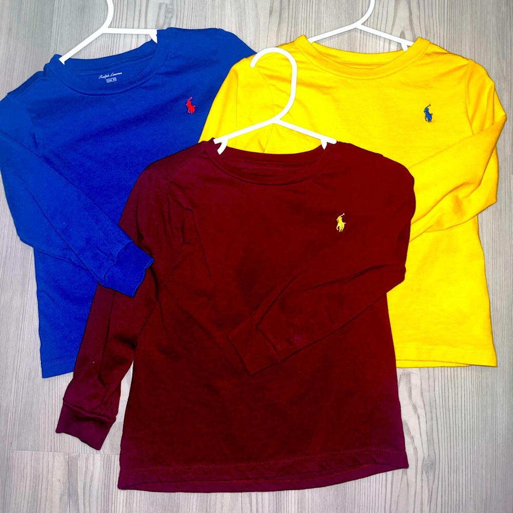 Set of 3 Polo Ralph Lauren long sleeves